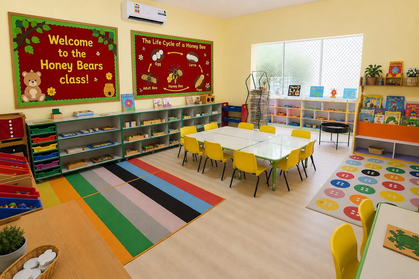 Inside a bright Teddies classroom